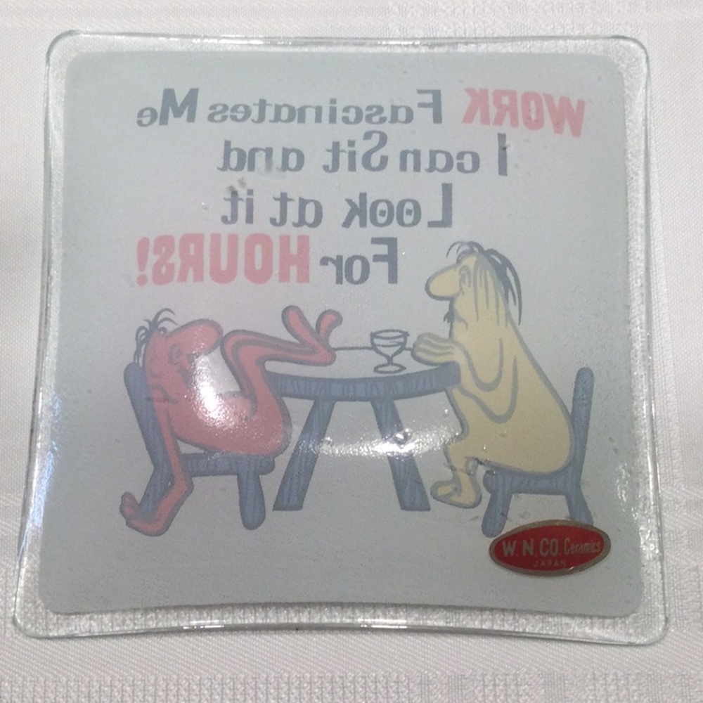 Glass Novelty Dish Vintage W.N. Co. Ceramics Japan - Picture 3 of 5